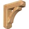 Ekena Millwork Legacy Craftsman Rough Sawn Bracket w/ Offset Brace, Western Red Cedar, 8"W x 28"D x 28"H BKT0806X28X28LEC04RWR - alternate 1